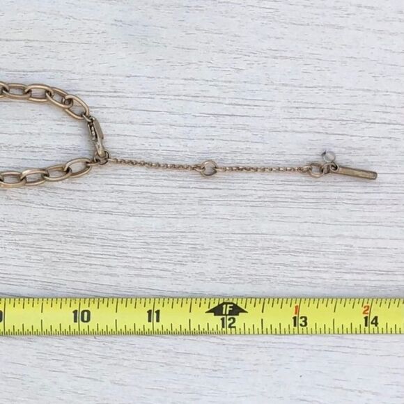 Kenneth Cole Geometric Rhinestone Statement Necklace - Picture 9 of 11